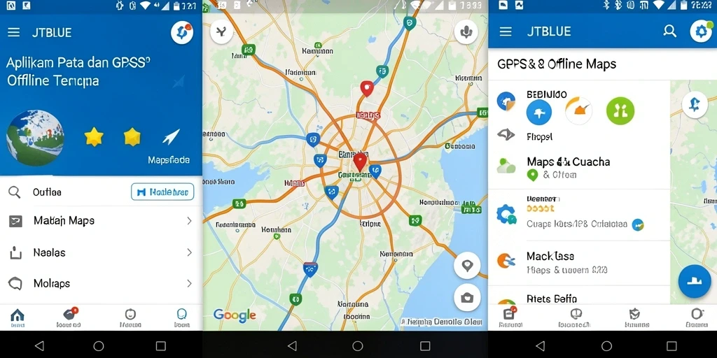 Tampilan antarmuka JTBLUE yang user-friendly dan informatif.