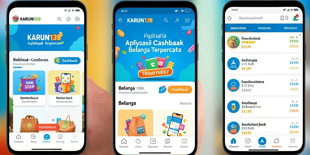 Tampilan antarmuka pengguna KARUN138 dengan fitur cashback yang menarik.
